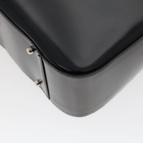 GUCCI Interlocking Hand Bag Patent leather Black 000.1013.0504 Auth fm2490 - Picture 16 of 16